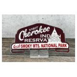 Cherokee Indian Reservation License Plate Topper
