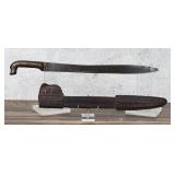 Spanish Colonial Mexican Horn Handle Bolo Sword