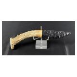 Bo Earls Handmade Horn Handle Knife