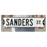 Antique Helena Montana Sanders Street Sign