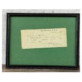 1864 Civil War Pay Voucher