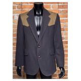 Pendleton Wool and Leather Cowboy Blazer Jacket