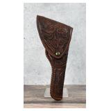 Tooled Leather Flap Holster