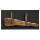Scoped Leather Rifle Scabbard