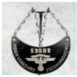 WW2 NSKK Traffic Control Service Gorget