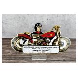 Porcelain Hammond Indiana Harley Davidson Sign