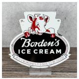 Porcelain Bordens Ice Cream Sign