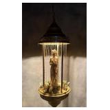 Mid Century Mineral Oil Goddess Rain Drip Lamp