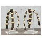 Leather & Zylonite Horse Harness Spreaders