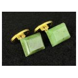 Alaskan Nephrite Jade Cufflinks