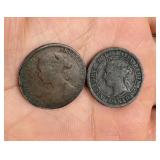 1800s British & Canadian Coins