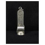 Victorian Sterling Silver Watch Fob Cigar Cutter