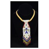 Native American Indian Beaded Neck Tie