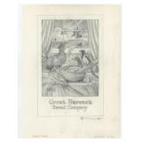 Monte Dolack Great Harvest Bread Poster Study