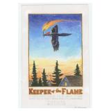 Monte Dolack Stealing Fire Poster Study