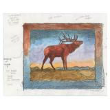 Monte Dolack Watercolor Painting Study