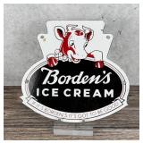 Porcelain Bordens Ice Cream Sign