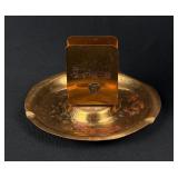 Yellowstone Park Souvenir Match Holder Ashtray