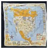 Texas Brags Map Of North America Bandana