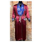 Vintage Japanese Silk Smoking Robe