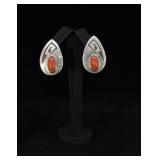 Everett & Mary Teller Navajo Sterling Earrings