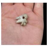 Ancient Native American Indian Stone Earring