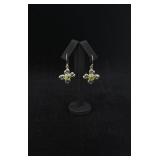 Sterling Silver Peridot Earrings
