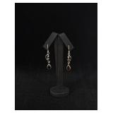 Sterling Silver Garnet Earrings