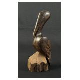 Mexican Ironwood Pelican Carving