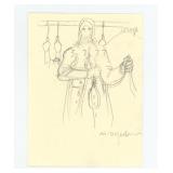 Monte Dolack Original Vigilante Drawing