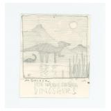 Monte Dolack Dinosaurs Discoveries Poster Study