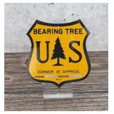 USFS US Forest Service Bearing Tree Sign