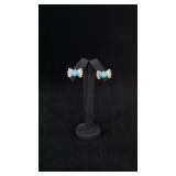 Navajo Sterling Silver Turquoise Earrings