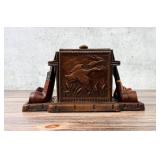 Syroco Wood Humidor Smoke Stand & Pipes