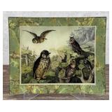 Twigs & Moss Nature Under Glass Owl Tray
