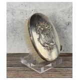 Antique Chinese Export Sterling Silver Brush