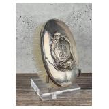 Antique Chinese Export Sterling Silver Brush