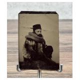 Man In Ethnic Garb Daguerreotype Photo