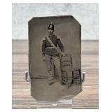 Civil War Militia Soldier Tintype Photo