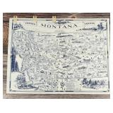 Montana Frontier Pioneer Map
