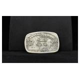 Unocal 76 Molycorp Sterling Silver Belt Buckle