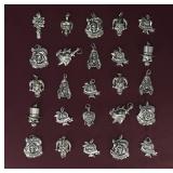 Group Of Flashpoint Biker Charms Pendants