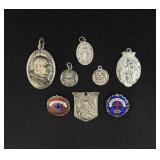 Sterling Silver Religious Medals