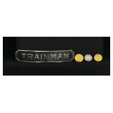 Trainman Hat Badge & Uniform Buttons