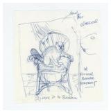 Monte Dolack Original Pen & Ink Drawing