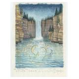 Monte Dolack Water Color Poster Study