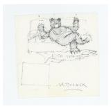 Monte Dolack Original Pen & Ink Drawing