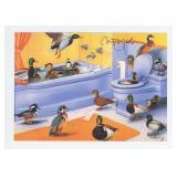 Monte Dolack Suburban Refuge Signed Notecard