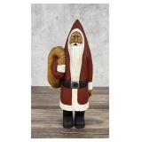 Larry Koosed Folk Art Carved Wood Santa