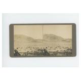 Gold Miner in Death Valley Stereoview